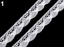 Textillux.sk - produkt Bavlnená čipka šírka 22 mm paličkovaná