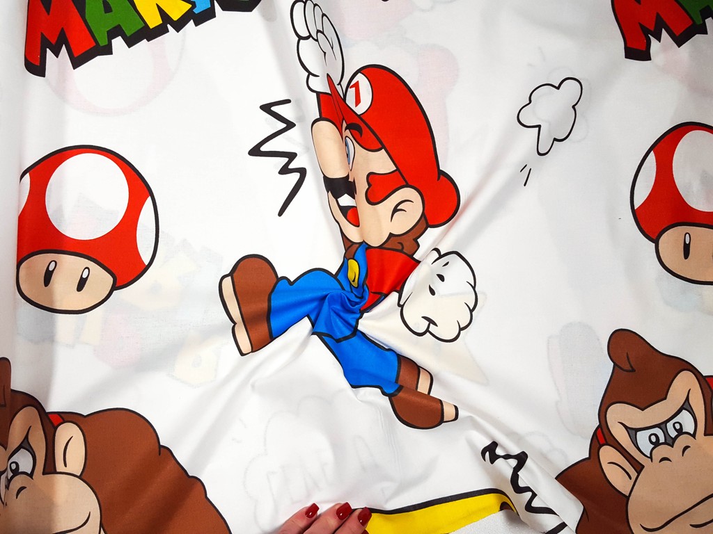 Bavlnená látka  Super Mario Bros 240 cm