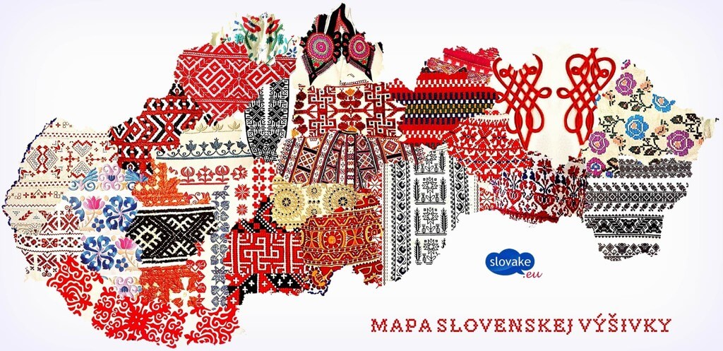 Textillux.sk - Mapa slovenskej výšivky od slovake.eu