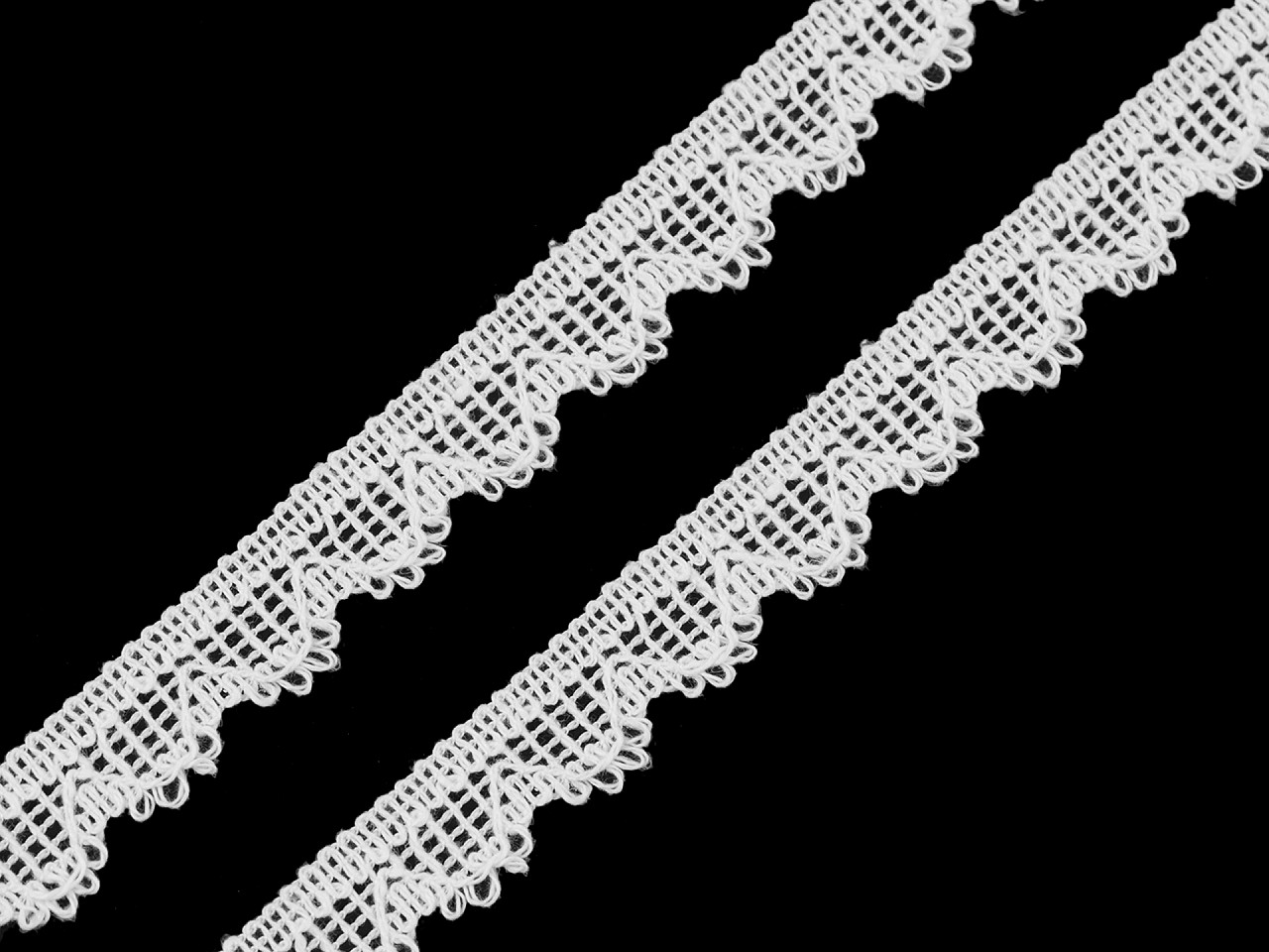 Textillux.sk - produkt Bavlnená čipka paličkovaná šírka 15 mm - 1 biela