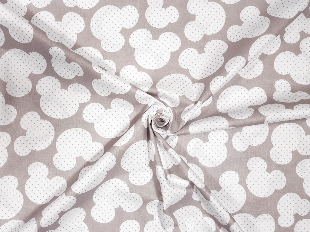 Textillux.sk - produkt Bavlnená látka Mickey s bodkami 160 cm