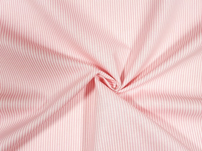 Textillux.sk - produkt Bavlnená látka svetloružový pásik 140 cm
