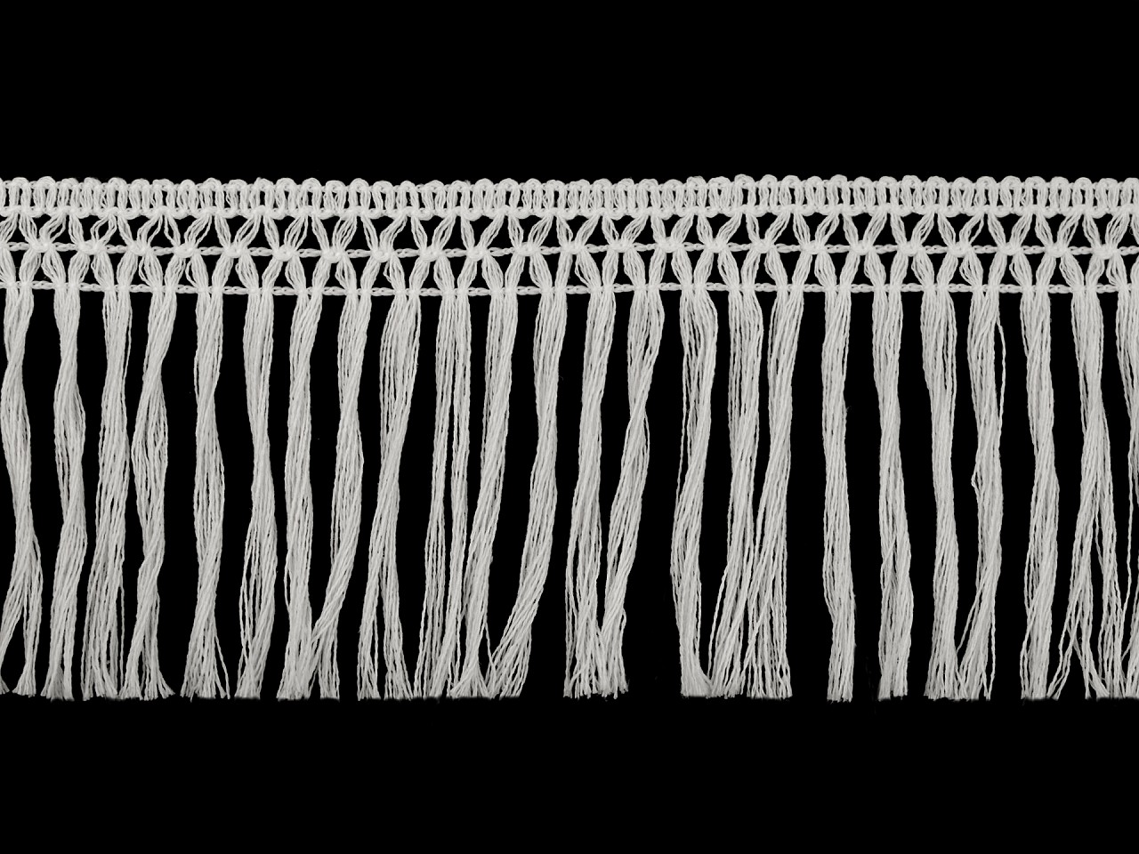 Textillux.sk - produkt Bavlnené strapce šírka 10 cm - biela