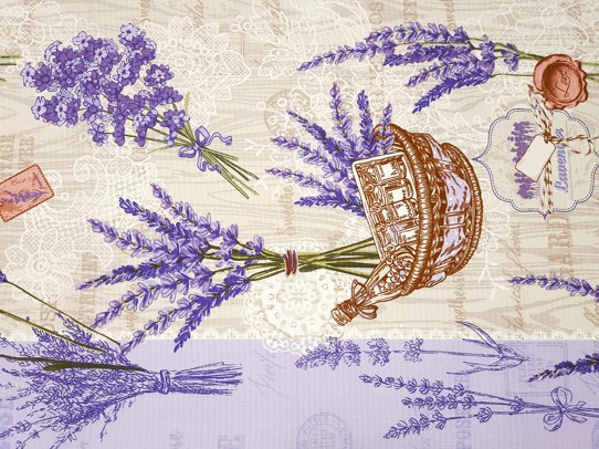 Textillux.sk - produkt Bavlnené vaflové piké levanduľa 50 cm