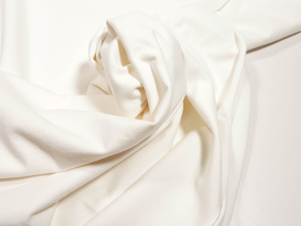 Textillux.sk - produkt Bavlnený úplet šírka 160 cm - 3- bavlnený úplet 160 cm, smotanový
