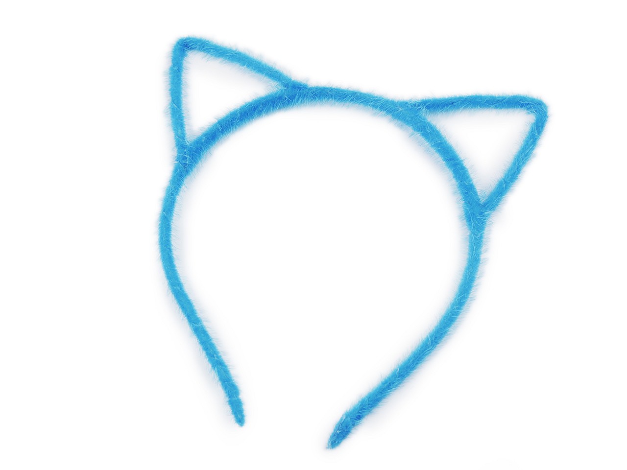 Textillux.sk - produkt Chlpatá čelenka do vlasov mačka - 5 modrá