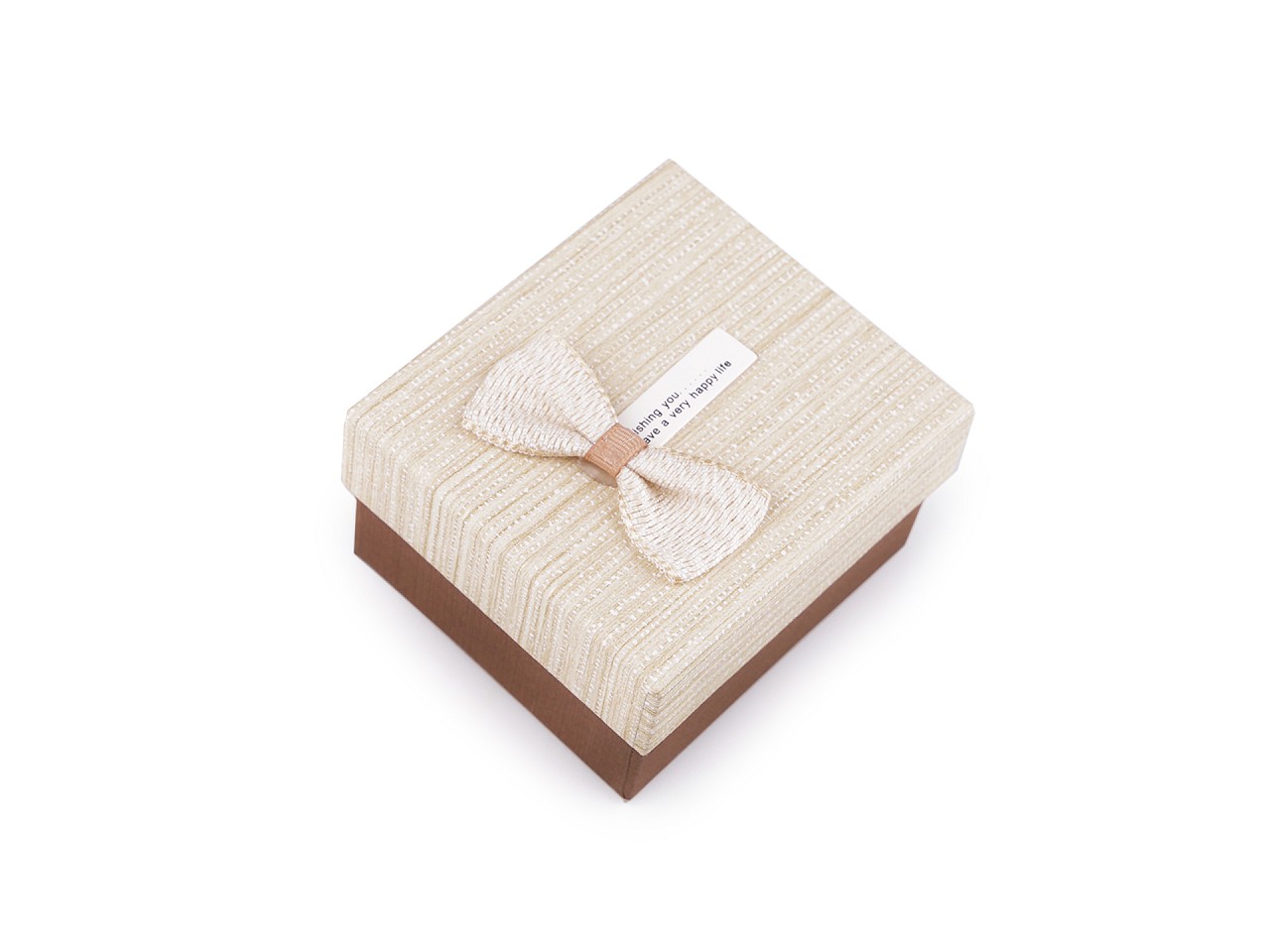 Textillux.sk - produkt Darčeková krabička s mašličkou 8x8,5 cm