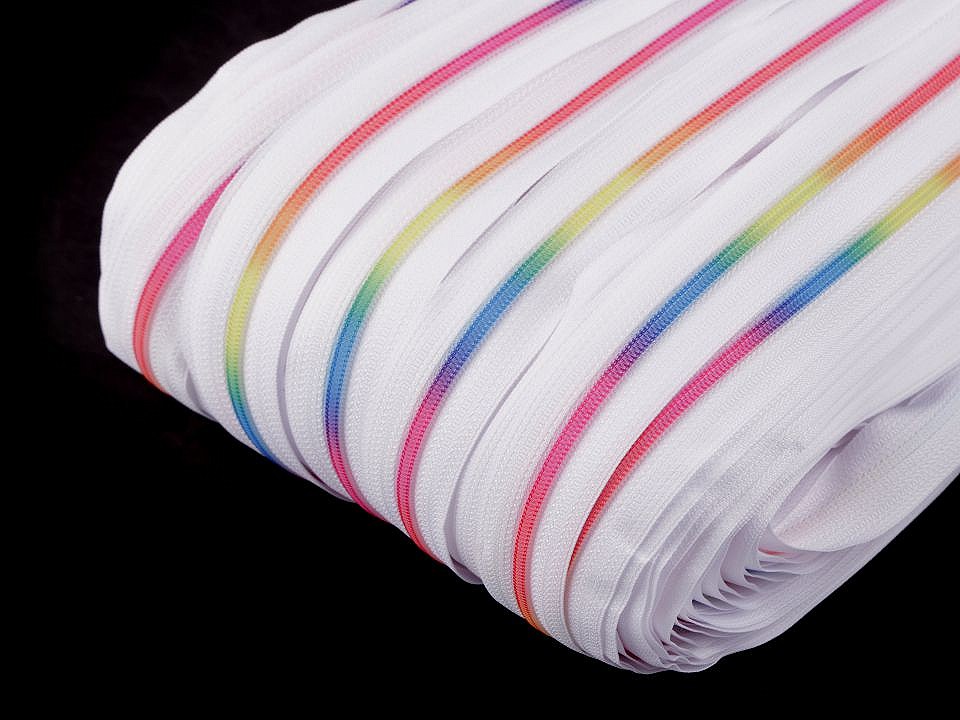 Textillux.sk - produkt Dúhový zips špirálový šírka 3 mm metráž