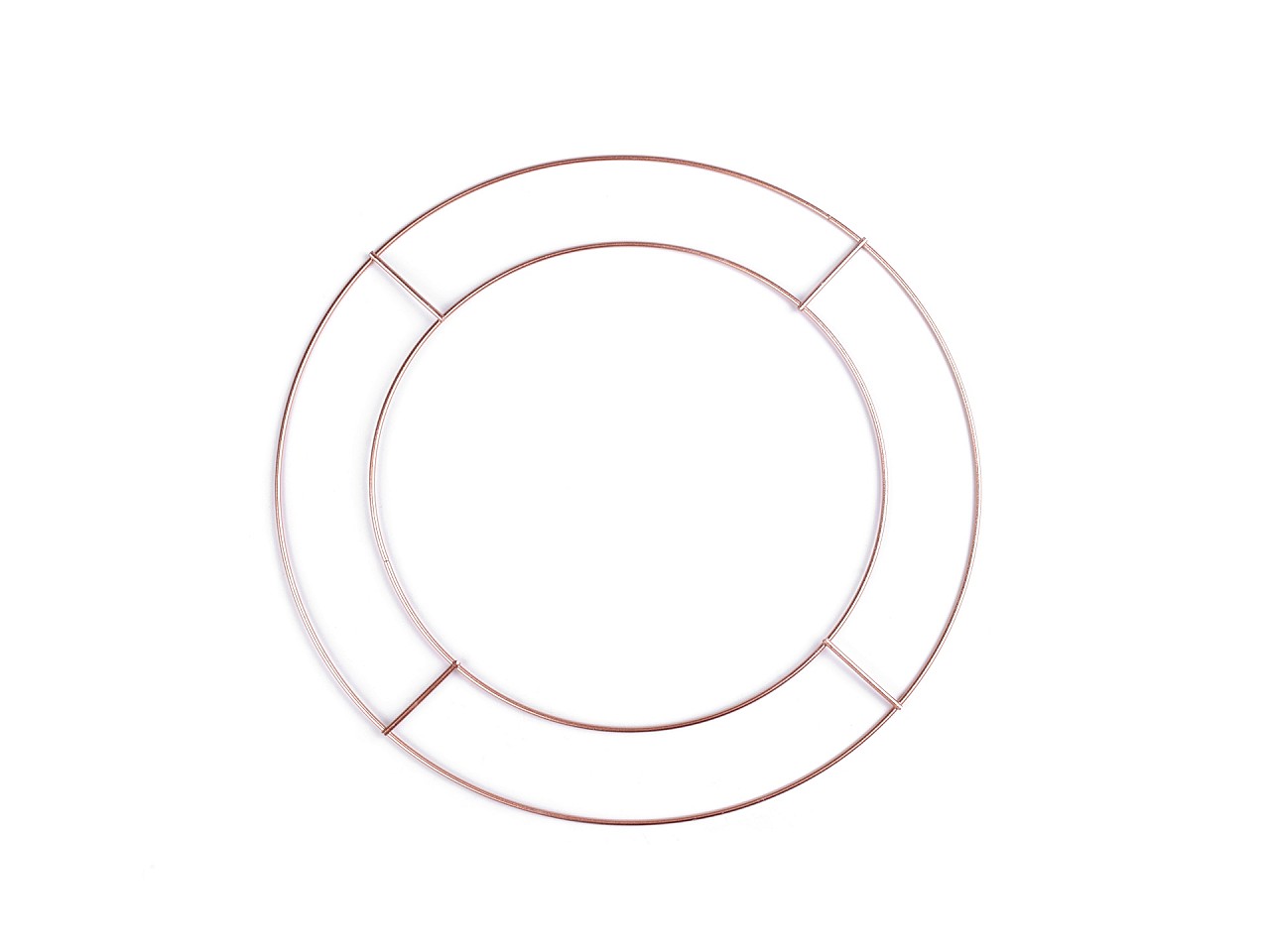 Textillux.sk - produkt Dvojitý kovový kruh na lapač snov / na dekorovanie Ø25,5 cm