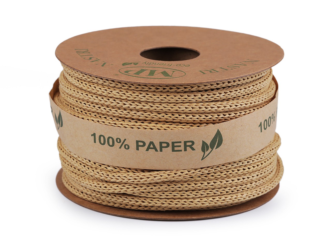 Textillux.sk - produkt Eko papierová pletená šnúra Ø4 mm - 3 (52) krémová