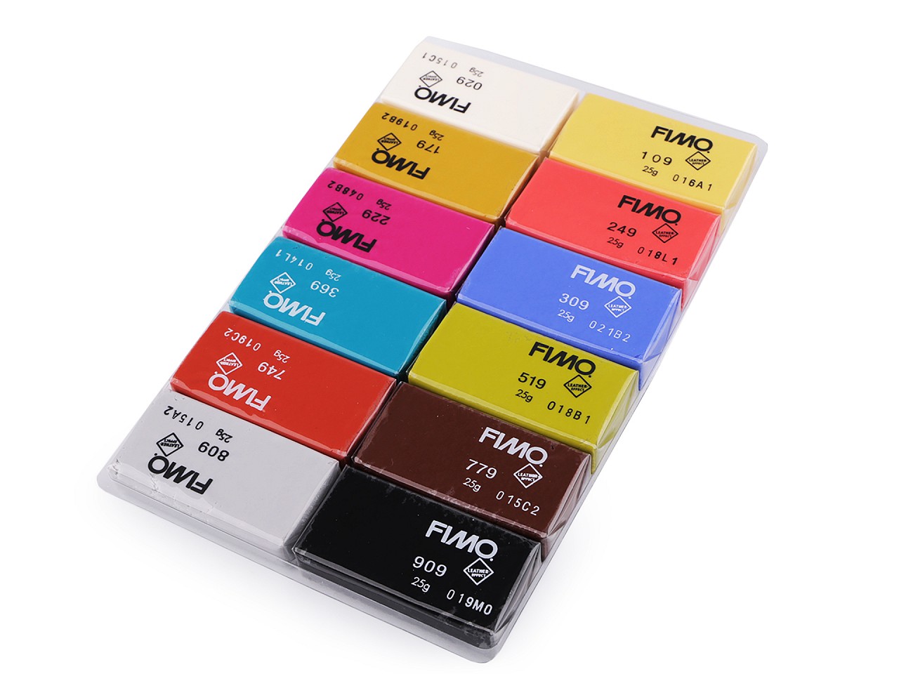 Textillux.sk - produkt Fimo sada 12x25 g kožený efekt