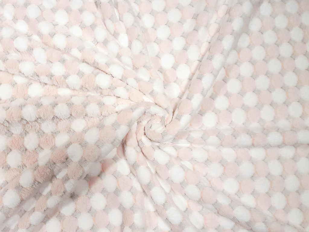 Flanel fleece s guličkami 150 cm