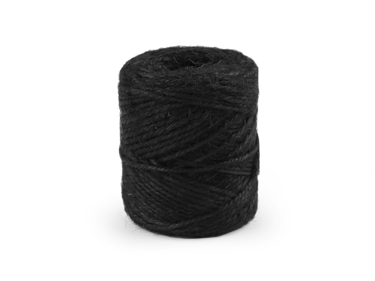 Textillux.sk - produkt Jutový povrázok Ø2 mm na pletenie a háčkovanie 100 g - 7 (19) čierna