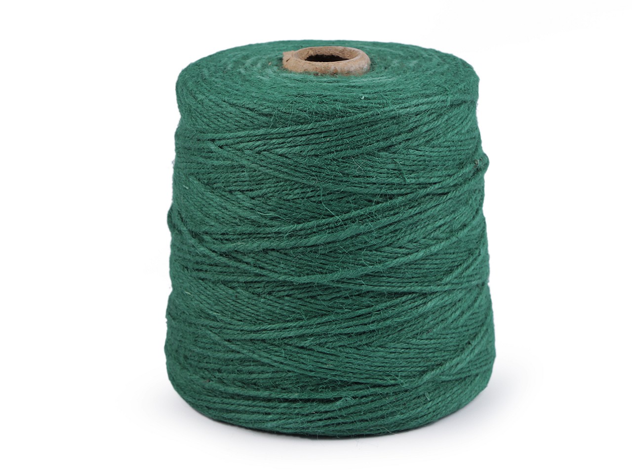 Textillux.sk - produkt Jutový povrázok Ø3 mm na pletenie tašiek a dekorácií 1000 g - 5 (73) zelená malachitová