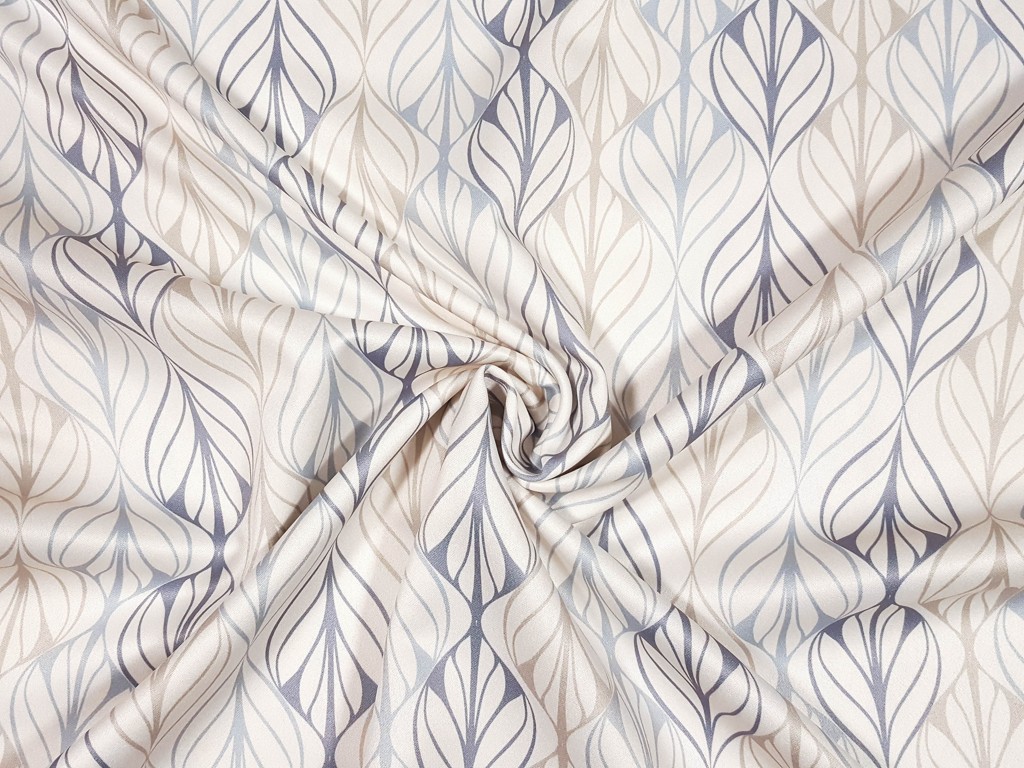 Textillux.sk - produkt Kostýmovka SYDNEY pastelový listový vzor 140 cm