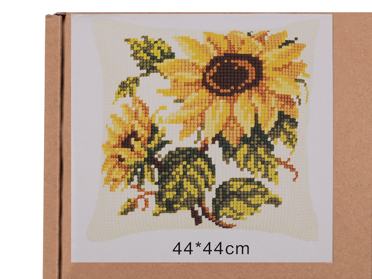 Textillux.sk - produkt Kreatívna sada obliečka na vankúš na vyšívanie - 1 žltá slnečnica

