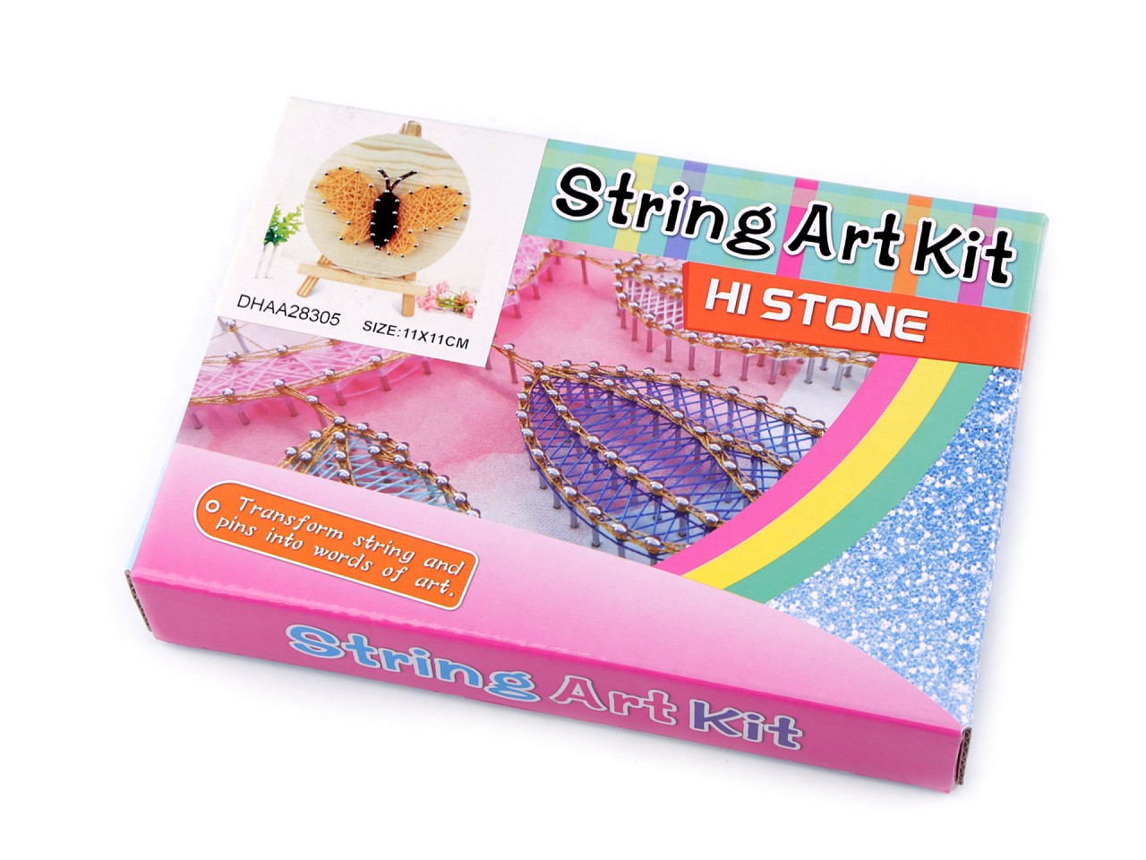 Textillux.sk - produkt Kreatívna sada String Art - tvoríme so šnúrkami, so stojanom