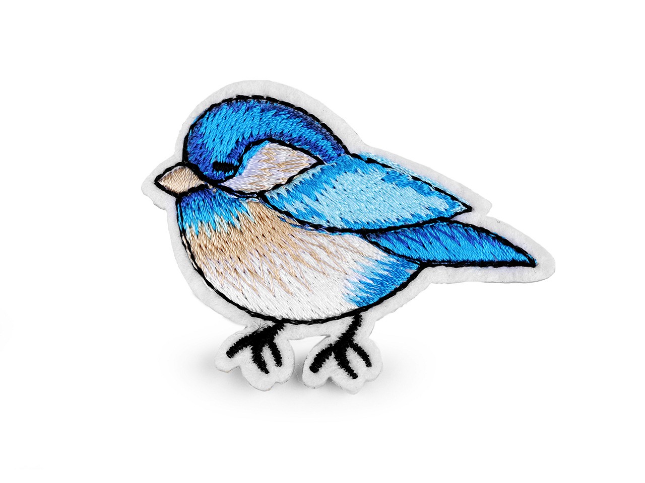 Textillux.sk - produkt Nažehlovačka vtáčik - 3 modrá