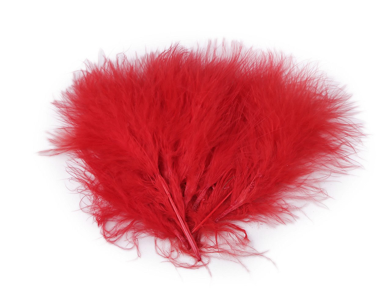 Textillux.sk - produkt Perie marabu dĺžka 5-12 cm - 3 červená