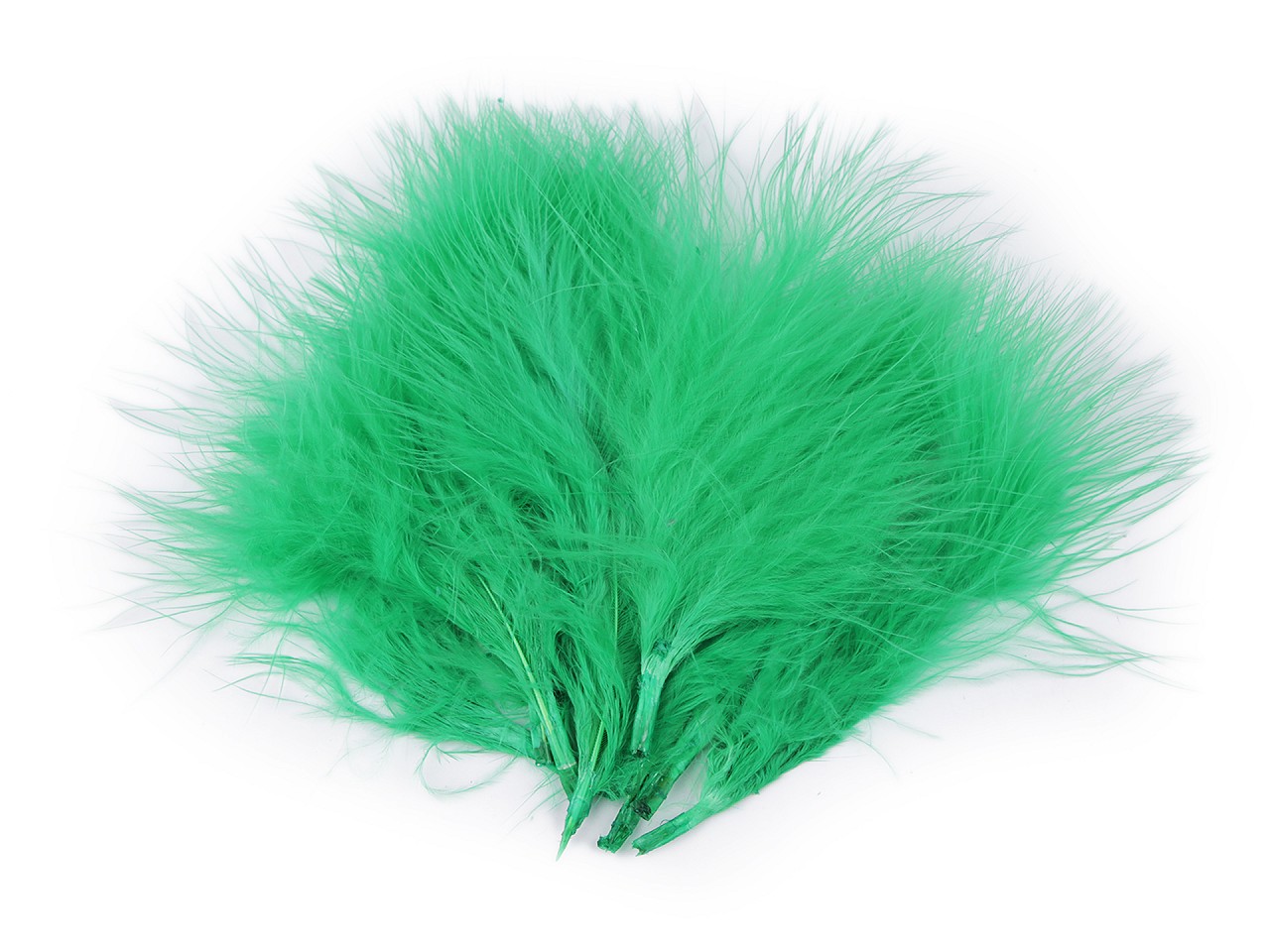 Textillux.sk - produkt Perie marabu dĺžka 5-12 cm - 4 zelená pastelová