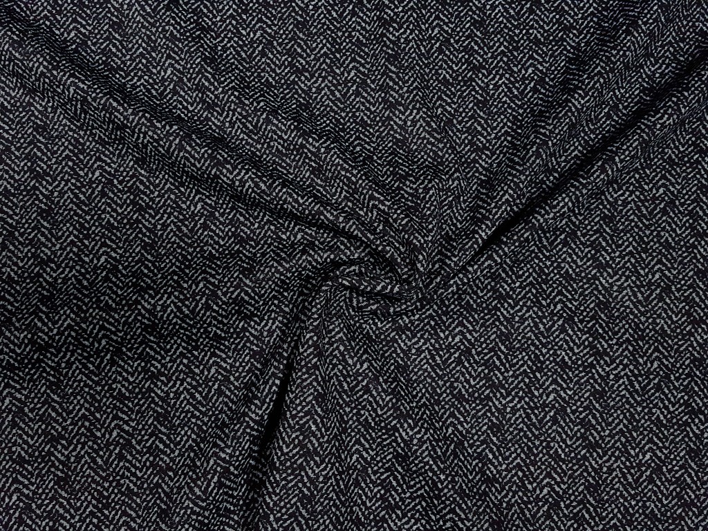 Textillux.sk - produkt Polyesterový úplet jemný šedý vzor 145 cm