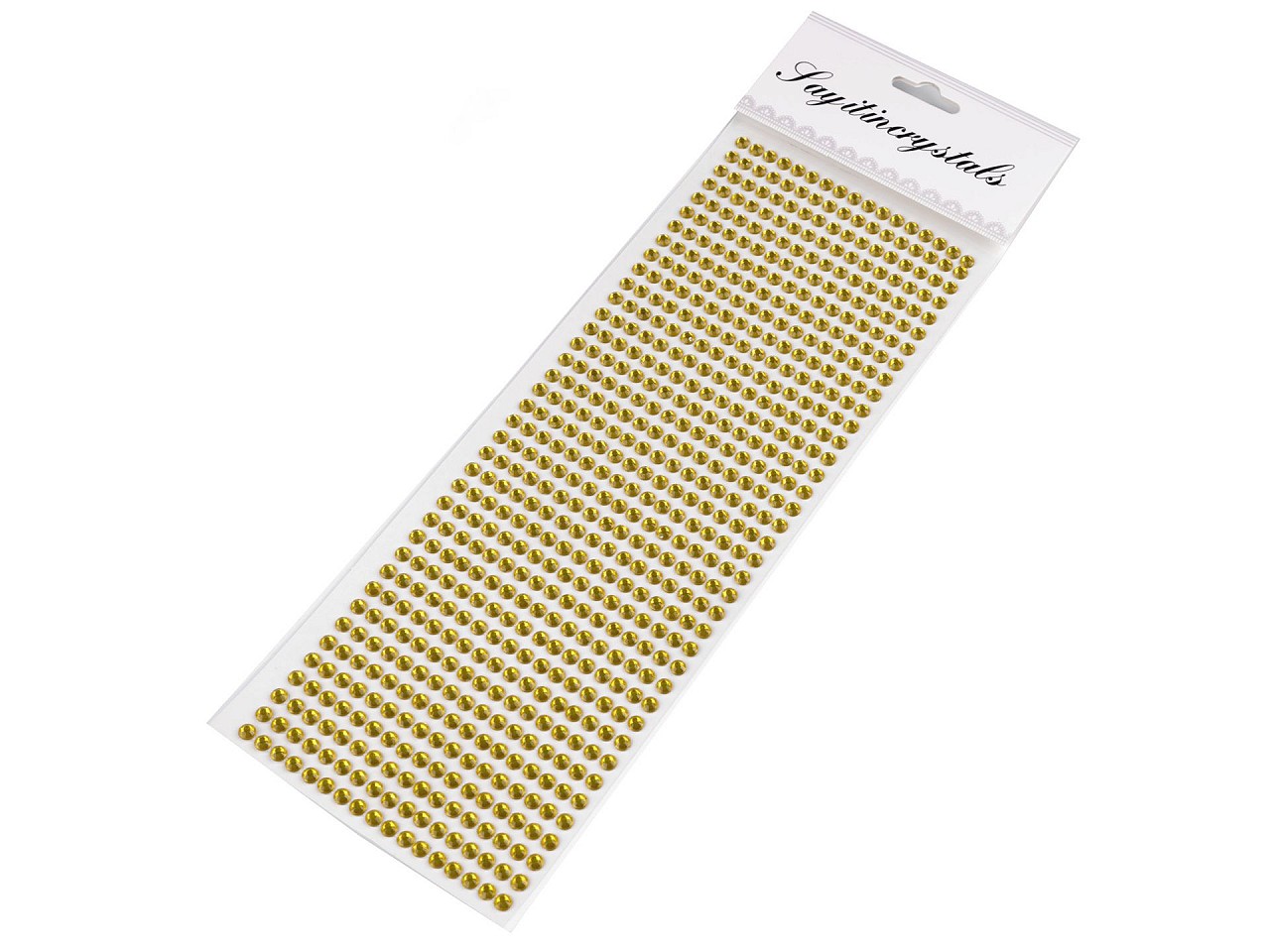 Textillux.sk - produkt Samolepiace kamienky na lepiacom prúžku - 2 žltá