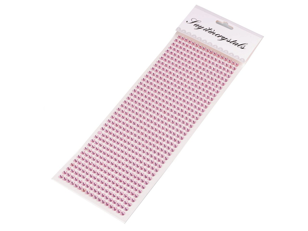Textillux.sk - produkt Samolepiace kamienky na lepiacom prúžku - 3 ružová sv.