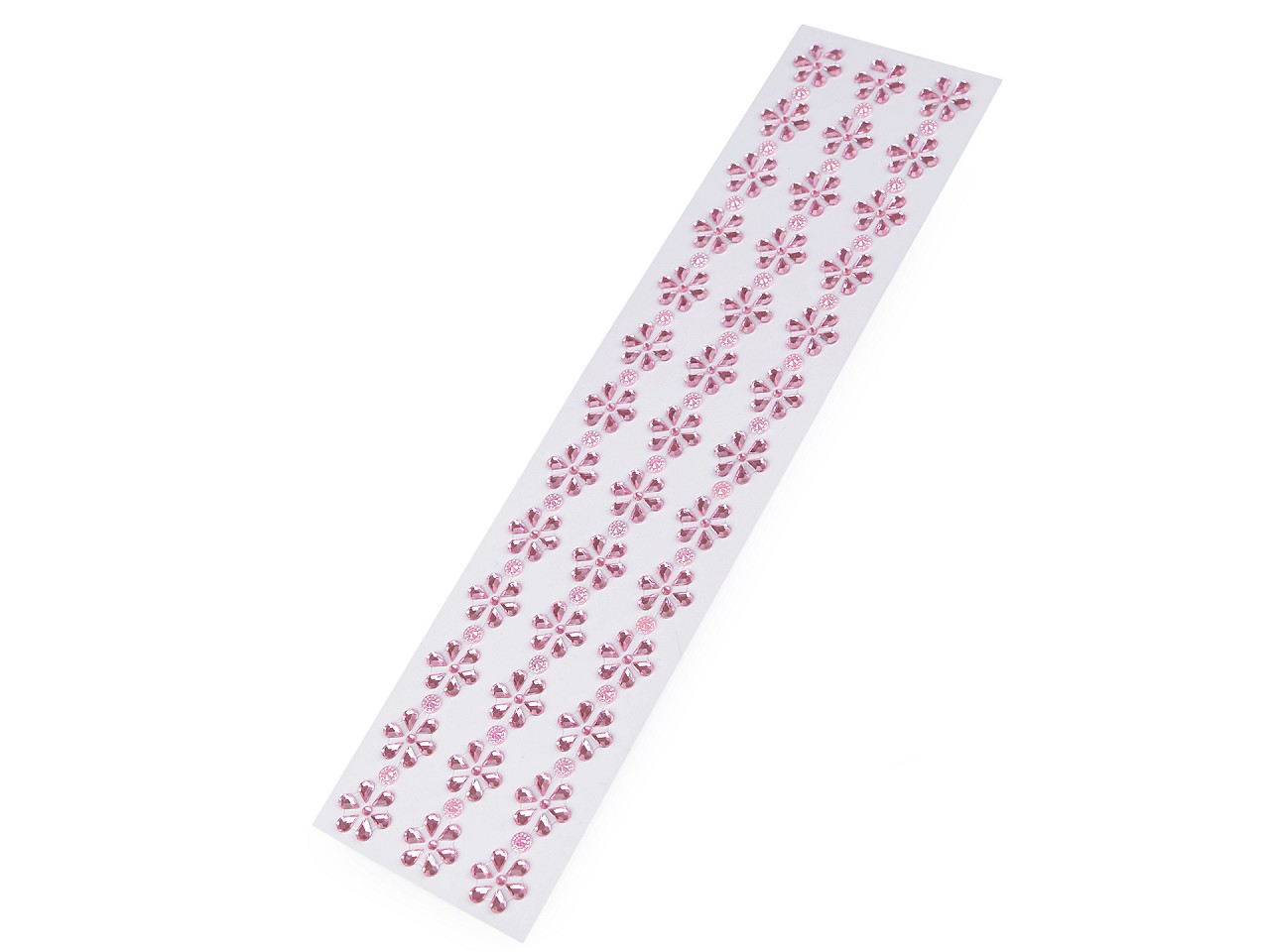 Textillux.sk - produkt Samolepiace kvety na lepiacom prúžku - 2 ružová sv.