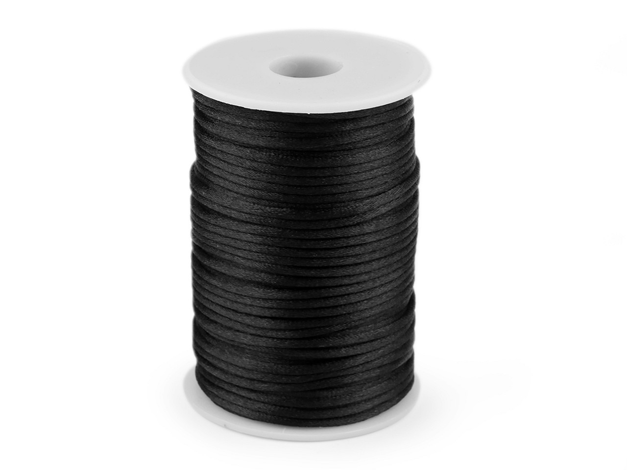 Textillux.sk - produkt Saténová šnúra Ø3 mm - 4 čierna