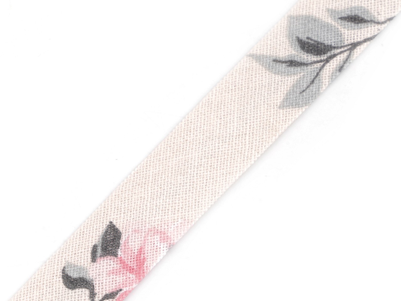 Textillux.sk - produkt Šikmý prúžok bavlnený vzorovaný šírka 20 mm zažehlený