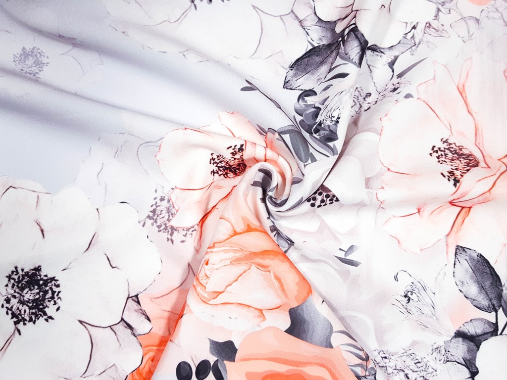 Textillux.sk - produkt Spoločenská kostýmovka marhuľová krása v bordúre 145 cm
