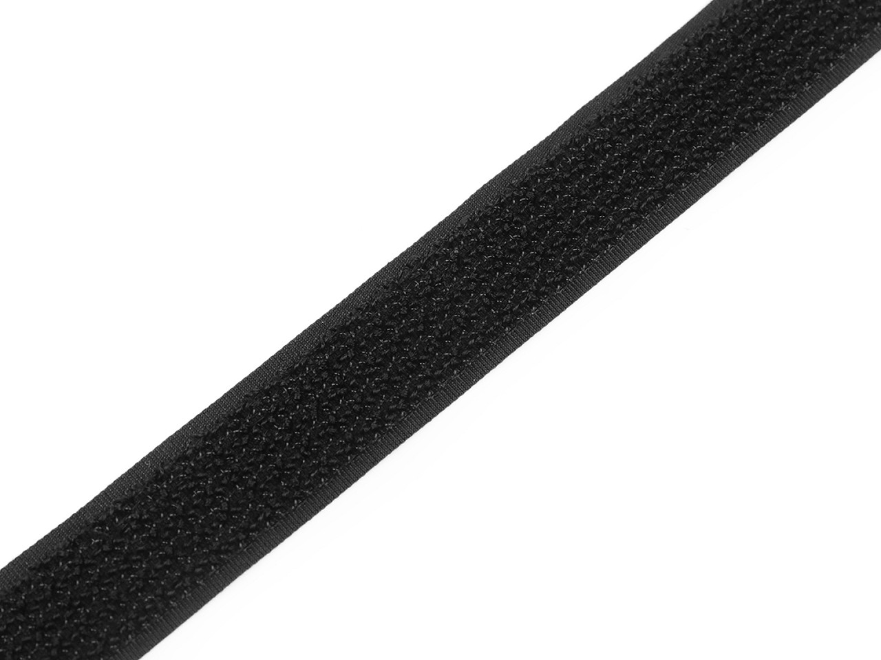 Textillux.sk - produkt Suchý zips háčik a plyš na jednej stuhe šírka 20 mm - čierna