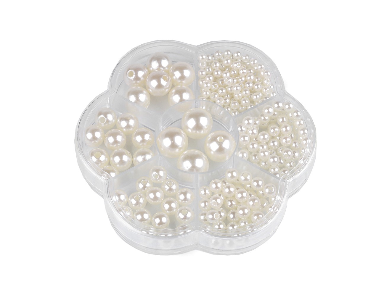 Textillux.sk - produkt Súprava plastových voskových korálikov v boxe - 2 perlová