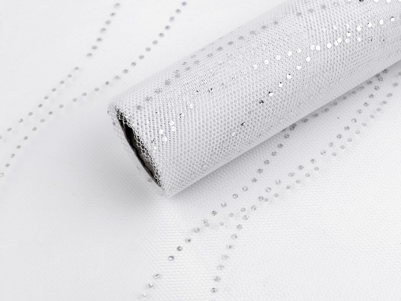 Textillux.sk - produkt Tyl dekoračný šírka 36 cm s AB efektom