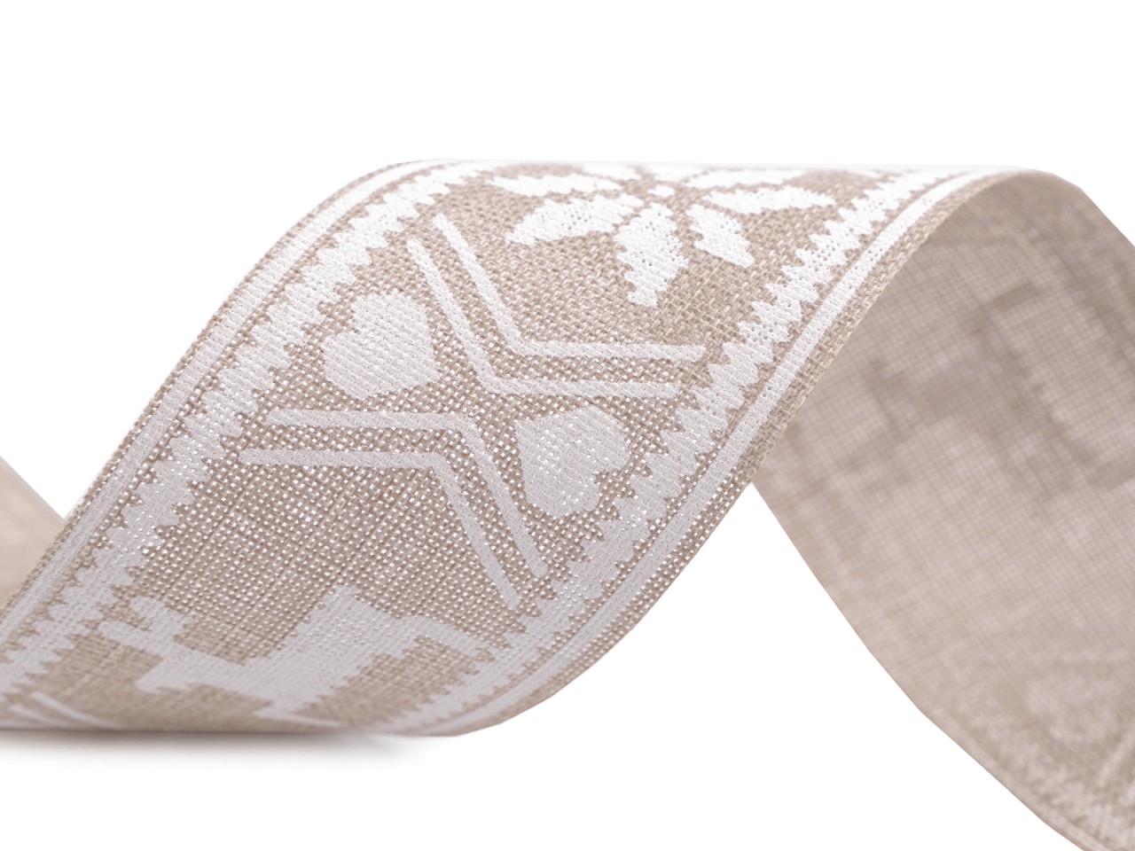 Textillux.sk - produkt Vianočná stuha šírka 40 mm imitácia juty
