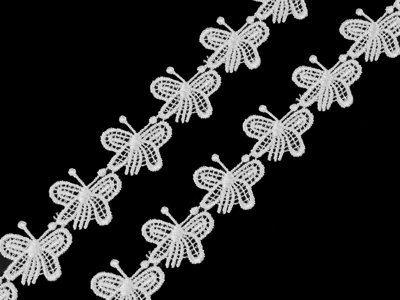 Textillux.sk - produkt Vzdušná čipka motýľ šírka 25 mm