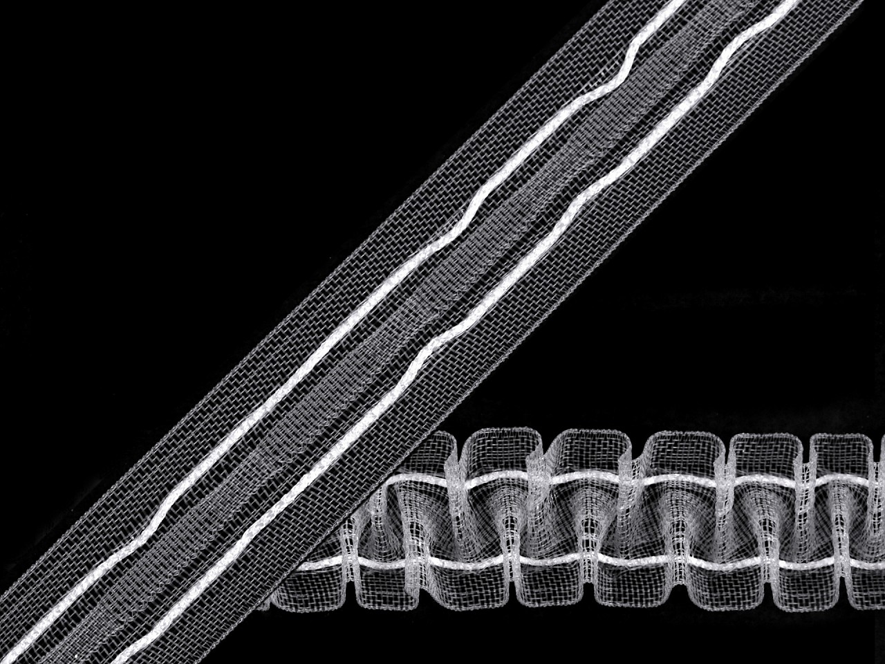 Textillux.sk - produkt Záclonovka šírka 25 mm žabkové riasenie