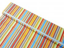 Textillux.sk - produkt 100% bavlnená látka farebný pásik šírka 160 cm - 2 - oranžový pásik