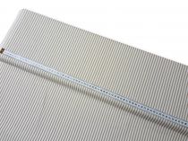 Textillux.sk - produkt 100% bavlnená látka pásik 3-4 mm šírka 140 cm - 1- 556 sézamový pásik, biela
