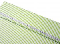 Textillux.sk - produkt 100% bavlnená látka pásik 6 mm šírka 160 cm - 2- 2162 neonová zelená, biela