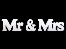 3D dekorácia Mr a Mrs