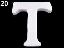 Textillux.sk - produkt 3D písmená abecedy polystyrén - 20 aamp;quot;Taamp;quot; biela