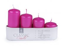 Textillux.sk - produkt Adventné sviečky zostupné - 2 pink