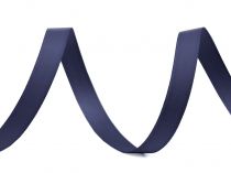 Textillux.sk - produkt Atlasová hodvábna stuha obojlíca šírka 10 mm matná - 416 modrá tmavá