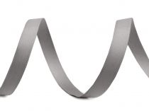 Textillux.sk - produkt Atlasová hodvábna stuha obojlíca šírka 10 mm matná - 813 šedá