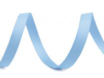 Textillux.sk - produkt Atlasová hodvábna stuha obojlíca šírka 10 mm matná - 404 modrá ľadová