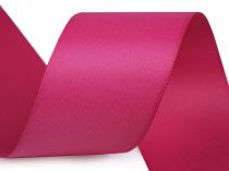 Textillux.sk - produkt Atlasová hodvábna stuha obojlíca šírka 40 mm matná - 634 malinová