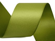 Textillux.sk - produkt Atlasová hodvábna stuha obojlíca šírka 40 mm matná - 350 zelená
