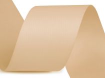 Textillux.sk - produkt Atlasová hodvábna stuha obojlíca šírka 40 mm matná - 703 hnedá svetlá