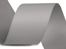 Textillux.sk - produkt Atlasová hodvábna stuha obojlíca šírka 40 mm matná - 813 šedá